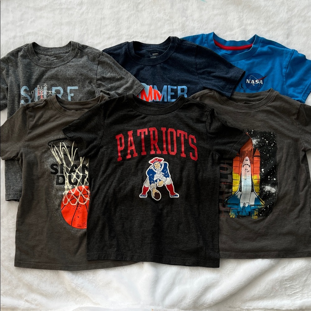Lot of 6 | boys tee shirts size 6